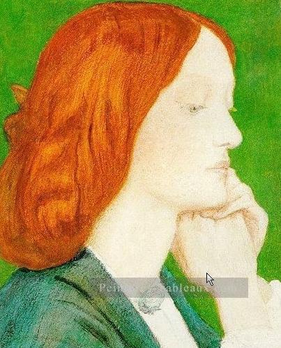 Elizabeth Siddal préraphaélite Fraternité Dante Gabriel Rossetti Peintures à l'huile